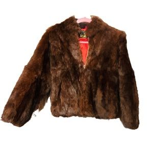 Vintage Rich Brown Teddy Jacket